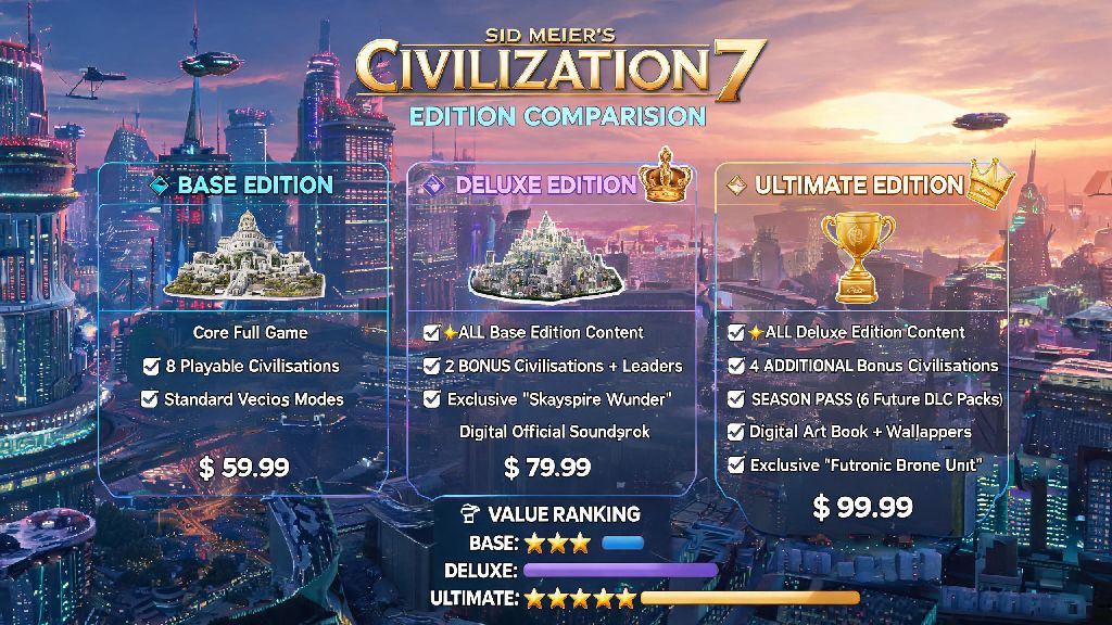 2026 Civilization 7 Edition Comparison Guide: Which Version Is Right for You?