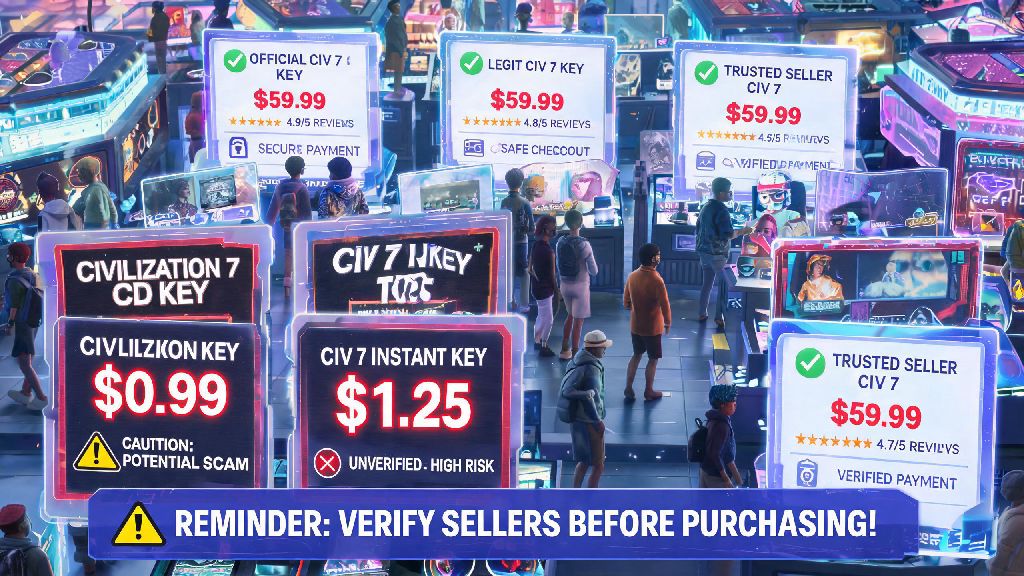 How to Find Legit Cdkeys for Civilization 7 and Avoid Costly Scams