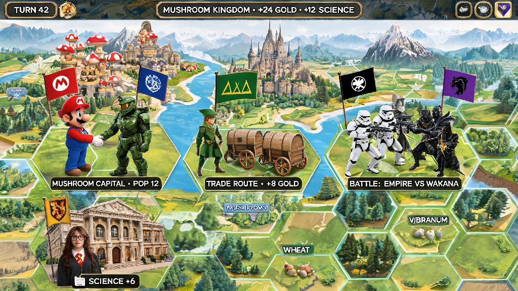 Best Civilization 7 Crossover DLC: Top Ideas & Features Fans Want to See