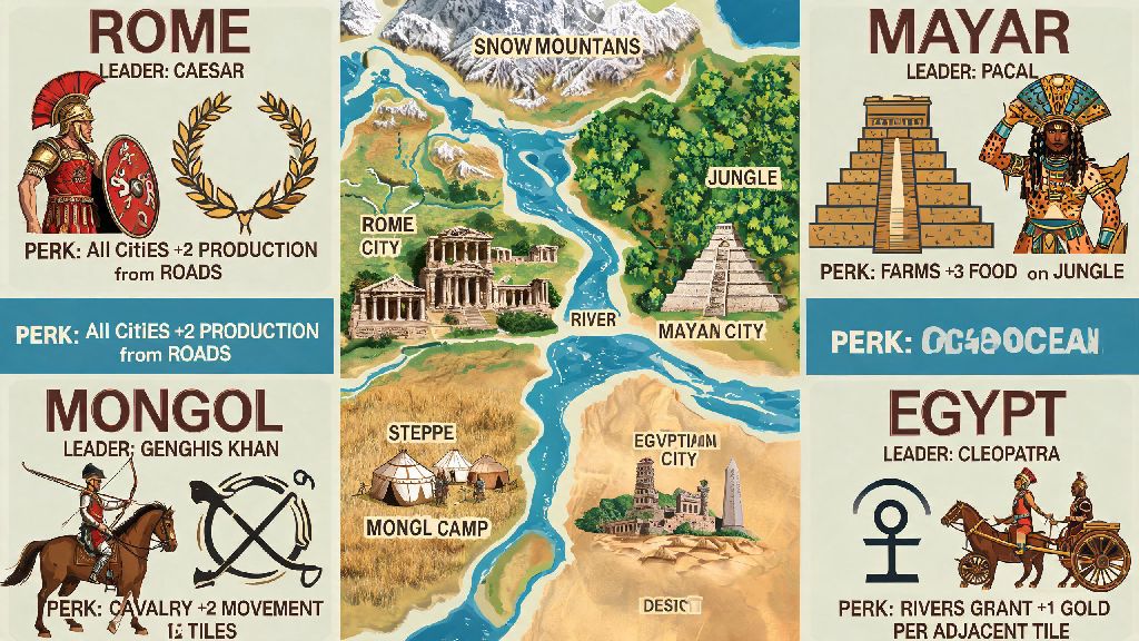 Civilization 7 Factions Guide: Best Choices for All Playstyles & Victory Types