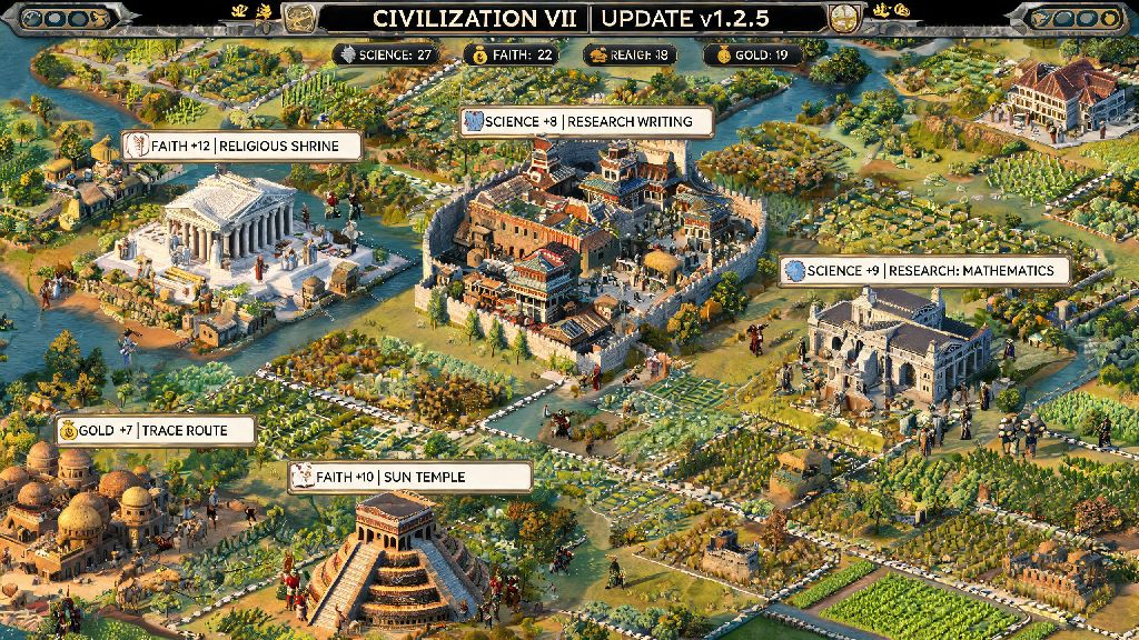 Civilization 7 1.2.5 Update: Full Guide to Key Fixes, Balance Changes and New Features